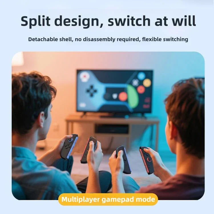 Capa Protetora Transparente em PC Estilo Dividido para Consola de Jogos, para Nintendo Switch 2