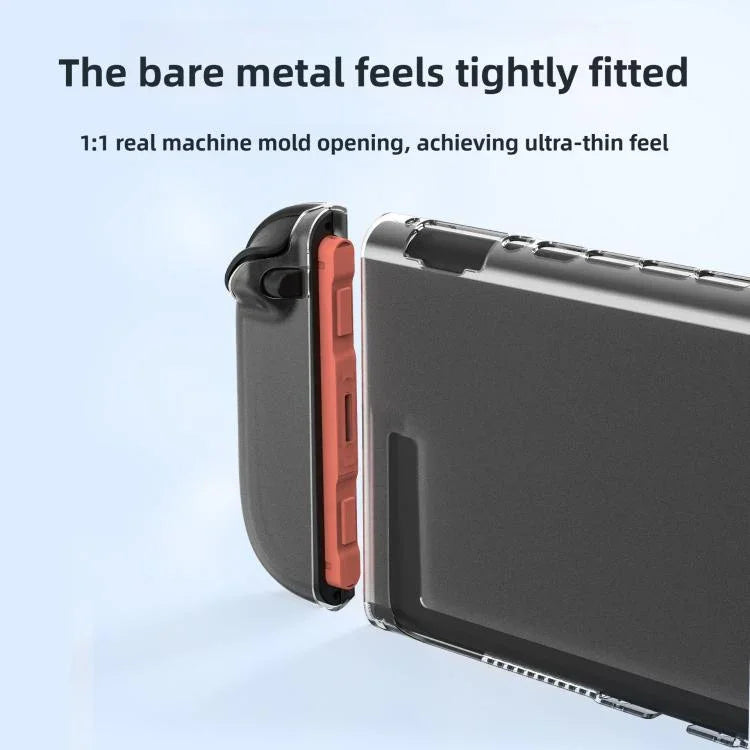Capa Protetora Transparente em PC Estilo Dividido para Consola de Jogos, para Nintendo Switch 2