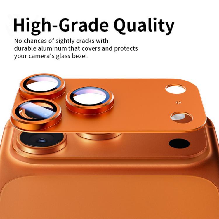 Kalebol Armor Filme Protetor de Anel Metálico de Lente com Cobertura Total, Para iPhone 17 Pro Max, Para iPhone 17 Pro