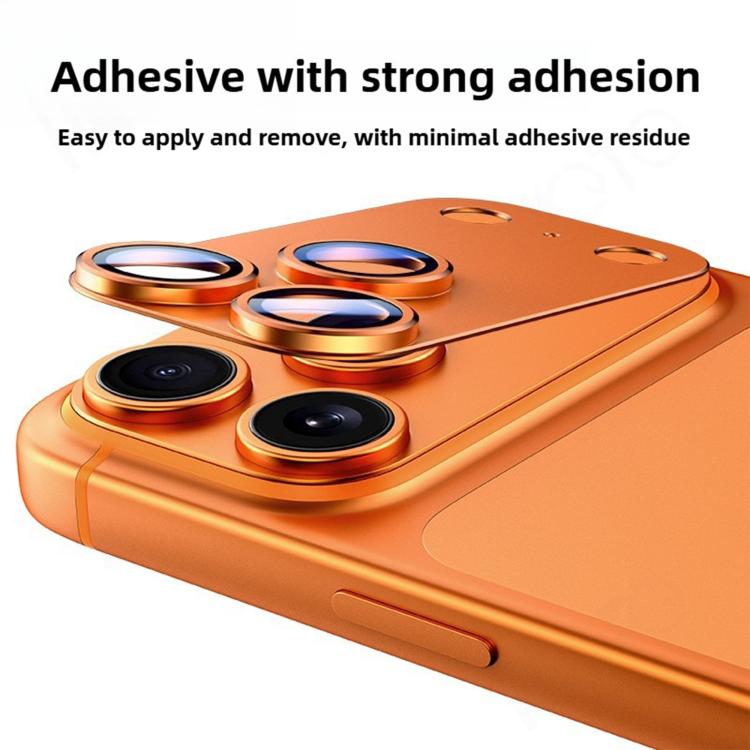 Kalebol Armor Filme Protetor de Anel Metálico de Lente com Cobertura Total, Para iPhone 17 Pro Max, Para iPhone 17 Pro