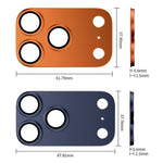 Kalebol Armor Filme Protetor de Anel Metálico de Lente com Cobertura Total, Para iPhone 17 Pro Max, Para iPhone 17 Pro