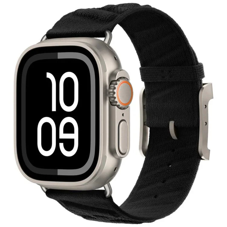 Pulseira de Relógio em Nylon Sarja Estilo H, para Apple Watch 46mm / 49mm / 45mm / 44mm, para Apple Watch 42mm / 41mm / 40mm / 38mm
