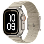 Pulseira de Relógio em Nylon Sarja Estilo H, para Apple Watch 46mm / 49mm / 45mm / 44mm, para Apple Watch 42mm / 41mm / 40mm / 38mm
