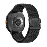 Correia de relógio trançada em nylon elástico com fivela para paraquedas, Para Samsung Galaxy Watch8 / Watch8 Classic