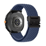Correia de relógio trançada em nylon elástico com fivela para paraquedas, Para Samsung Galaxy Watch8 / Watch8 Classic