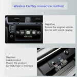 M4 Caixa 2 em 1 Android Auto Carplay Adaptador Sem Fios para Carro Máquina Inteligente Módulo de Interconexão, M4