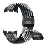 Correia de relógio trançada em nylon elástico com fecho magnético, Para Samsung Galaxy Watch8 / Watch8 Classic