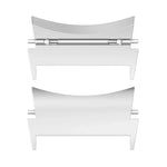 Um par de conectores para correia de relógio em metal de aço inoxidável 20mm, Para Samsung Galaxy Watch7 40mm / 44mm