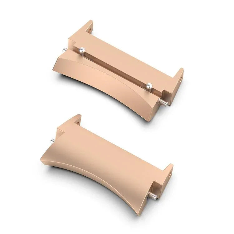 Um par de conectores para correia de relógio em metal de aço inoxidável 20mm, Para Samsung Galaxy Watch7 40mm / 44mm