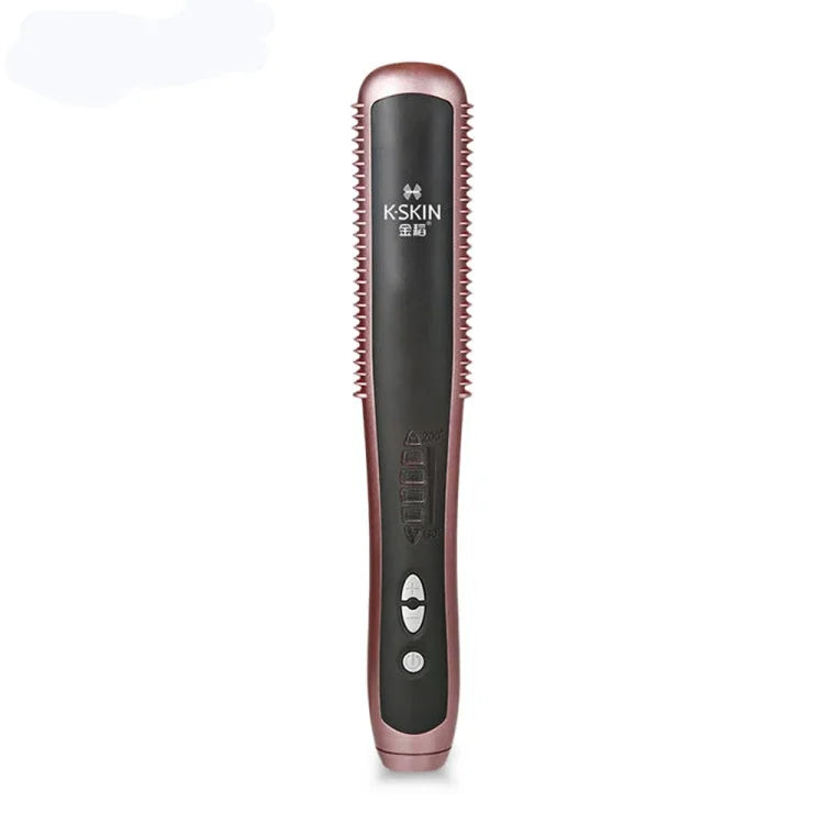 Alisador Elétrico de Cabelo Cerâmico K-SKIN KD388A, Pentes com Aquecimento PTC, Cuidados Capilares, Pente Estilizador com Massajador Automático