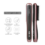 Alisador Elétrico de Cabelo Cerâmico K-SKIN KD388A, Pentes com Aquecimento PTC, Cuidados Capilares, Pente Estilizador com Massajador Automático