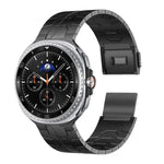 Correia de relógio em aço inoxidável com fecho magnético, Para Samsung Galaxy Watch8 / Watch8 Classic
