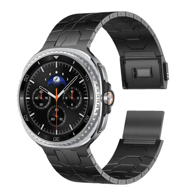 Correia de relógio em aço inoxidável com fecho magnético, Para Samsung Galaxy Watch8 / Watch8 Classic