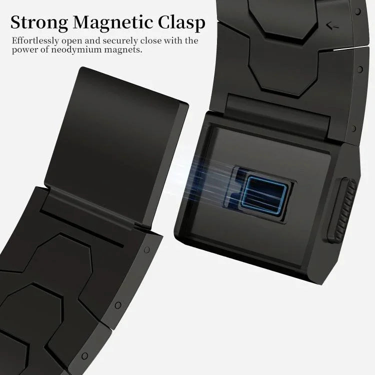 Correia de relógio em aço inoxidável com fecho magnético, Para Samsung Galaxy Watch8 / Watch8 Classic