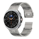 Correia de relógio em aço inoxidável com fecho magnético, Para Samsung Galaxy Watch8 / Watch8 Classic