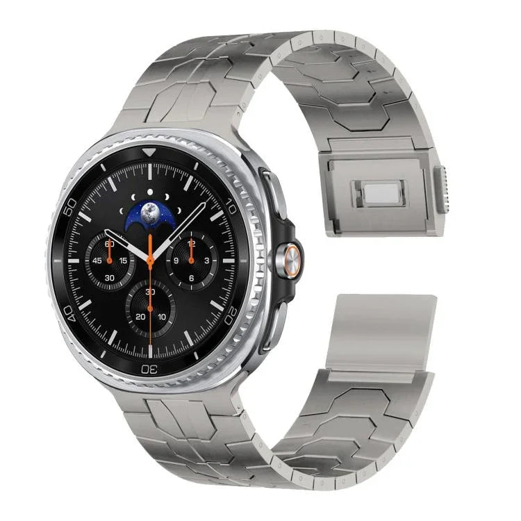 Correia de relógio em aço inoxidável com fecho magnético, Para Samsung Galaxy Watch8 / Watch8 Classic