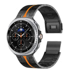 Correia de relógio em aço inoxidável com fecho magnético, Para Samsung Galaxy Watch8 / Watch8 Classic