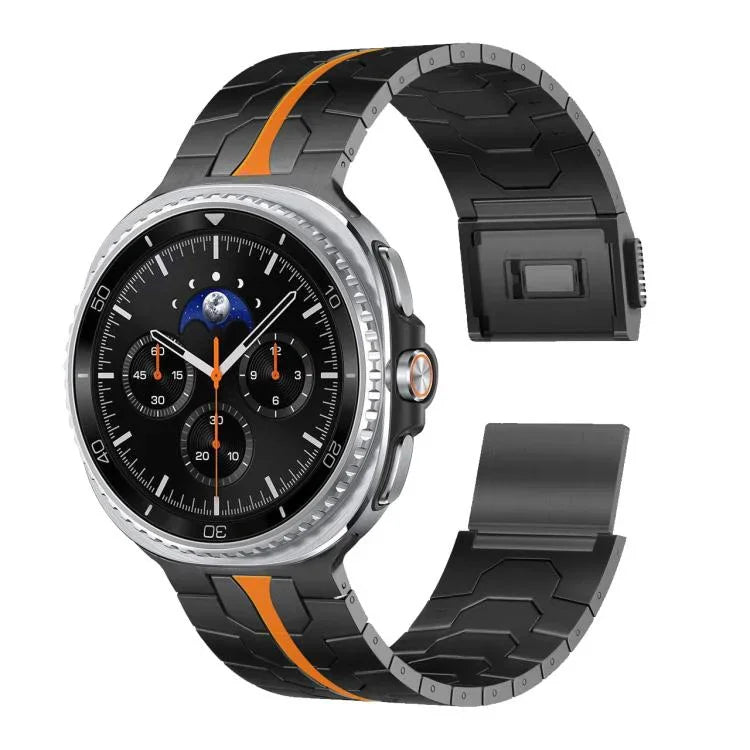 Correia de relógio em aço inoxidável com fecho magnético, Para Samsung Galaxy Watch8 / Watch8 Classic