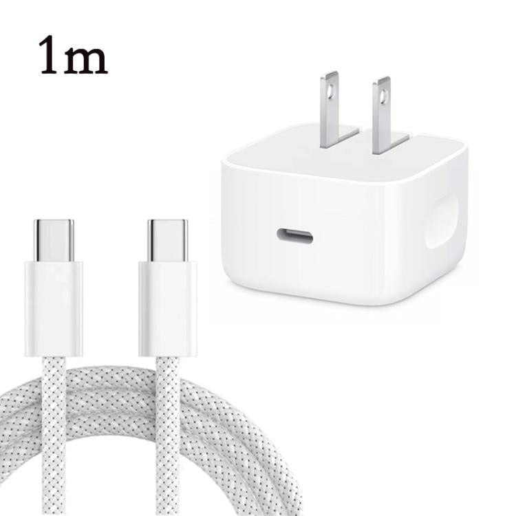 Carregador Dobrável A3365 PD40W USB-C / Type-C com Cabo de Dados Type-C para Type-C, Ficha US, Ficha US + Cabo Type-C 1m, Ficha US + Cabo Type-C 2m