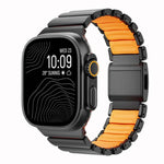 Bracelete de Relógio em Metal de Titânio com Fecho Magnético Norman, Para Apple Watch 46mm / 49mm / 45mm / 44mm