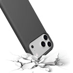 Capa oficial para telemóvel em silicone líquido com orifício para cordão, Para iPhone 17 Pro Max, Para iPhone 17 Pro, Para iPhone 17