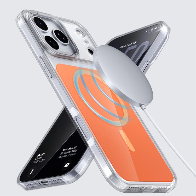 Capa para telemóvel Kalebol MagSafe magnética transparente com sensação de pele, Para iPhone 17 Pro Max, Para iPhone 17 Pro, Para iPhone 17, Para iPhone Air