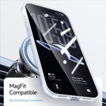 Capa para telemóvel Kalebol MagSafe magnética transparente com sensação de pele, Para iPhone 17 Pro Max, Para iPhone 17 Pro, Para iPhone 17, Para iPhone Air