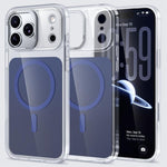 Capa para telemóvel Kalebol MagSafe magnética transparente com sensação de pele, Para iPhone 17 Pro Max, Para iPhone 17 Pro, Para iPhone 17, Para iPhone Air