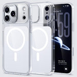Capa para telemóvel Kalebol MagSafe magnética transparente com sensação de pele, Para iPhone 17 Pro Max, Para iPhone 17 Pro, Para iPhone 17, Para iPhone Air