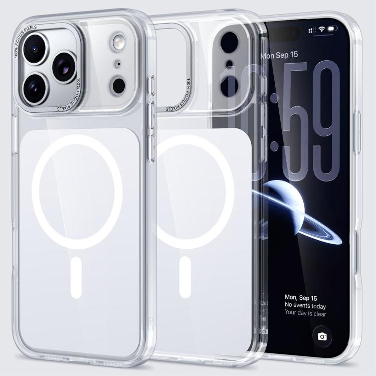 Capa para telemóvel Kalebol MagSafe magnética transparente com sensação de pele, Para iPhone 17 Pro Max, Para iPhone 17 Pro, Para iPhone 17, Para iPhone Air