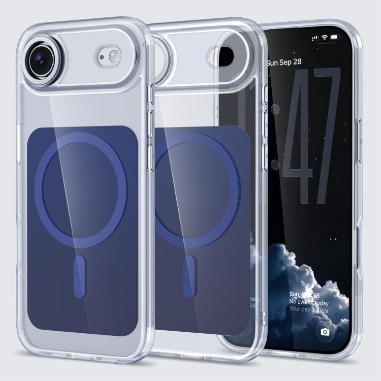 Capa para telemóvel Kalebol MagSafe magnética transparente com sensação de pele, Para iPhone 17 Pro Max, Para iPhone 17 Pro, Para iPhone 17, Para iPhone Air