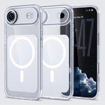 Capa para telemóvel Kalebol MagSafe magnética transparente com sensação de pele, Para iPhone 17 Pro Max, Para iPhone 17 Pro, Para iPhone 17, Para iPhone Air