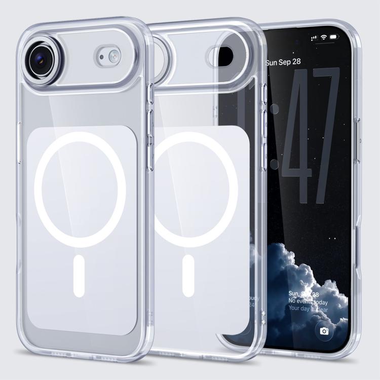 Capa para telemóvel Kalebol MagSafe magnética transparente com sensação de pele, Para iPhone 17 Pro Max, Para iPhone 17 Pro, Para iPhone 17, Para iPhone Air