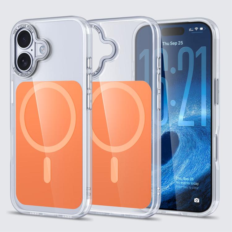 Capa para telemóvel Kalebol MagSafe magnética transparente com sensação de pele, Para iPhone 17 Pro Max, Para iPhone 17 Pro, Para iPhone 17, Para iPhone Air