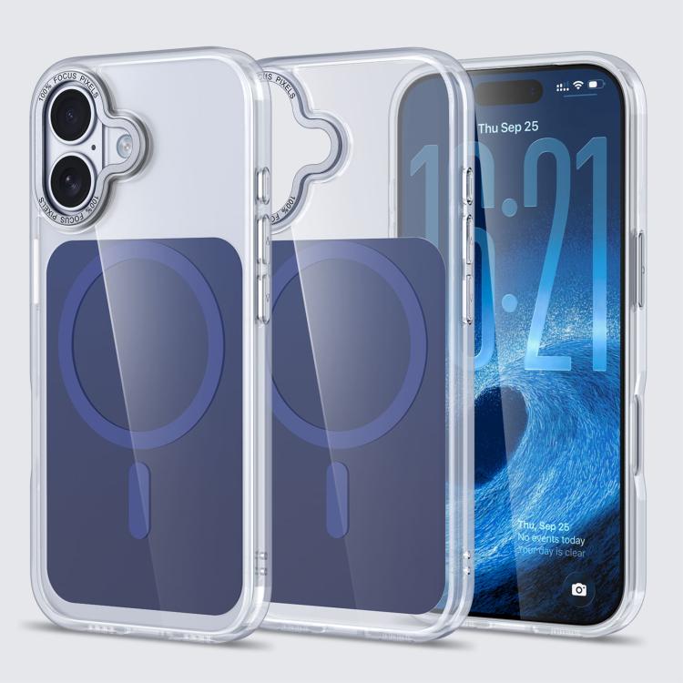 Capa para telemóvel Kalebol MagSafe magnética transparente com sensação de pele, Para iPhone 17 Pro Max, Para iPhone 17 Pro, Para iPhone 17, Para iPhone Air