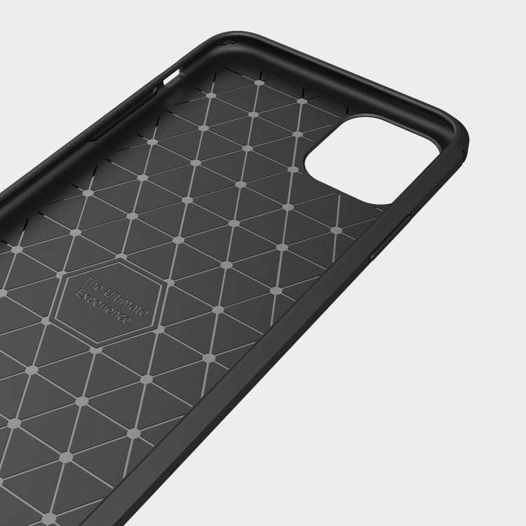 Brushed Texture Carbon Fiber TPU Case for  iPhone XI Max 2019, For iPhone 11 Pro Max