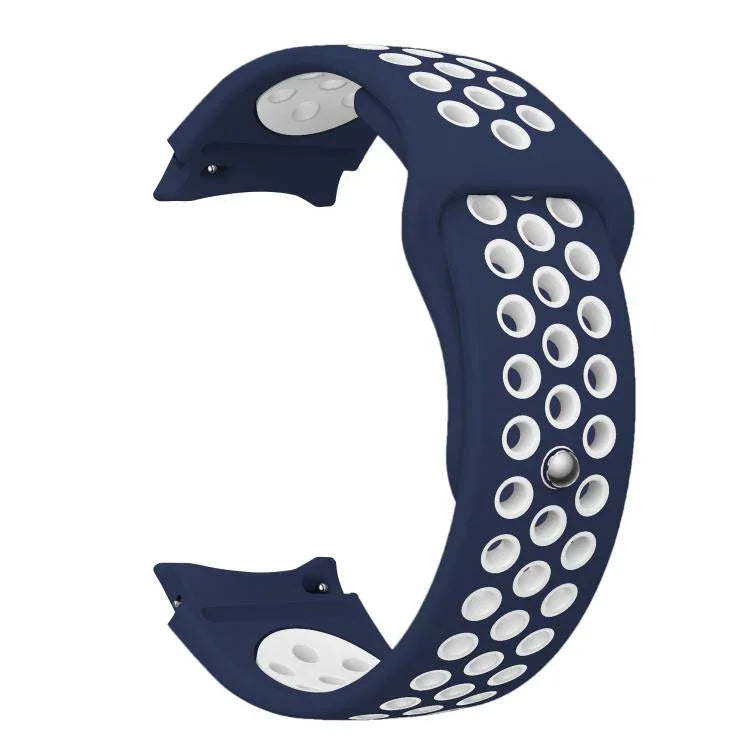 Correia de Relógio de Silicone com Fivela Reversa Bicolor, Para Samsung Galaxy Watch FE / 7 / 6 / 5 / 4