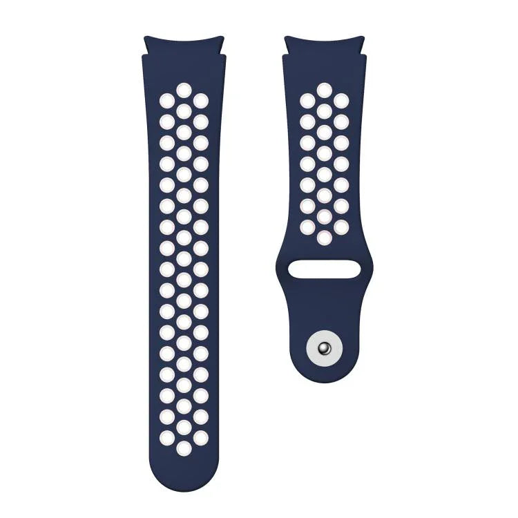 Correia de Relógio de Silicone com Fivela Reversa Bicolor, Para Samsung Galaxy Watch FE / 7 / 6 / 5 / 4