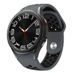 Correia de Relógio de Silicone com Fivela Reversa Bicolor, Para Samsung Galaxy Watch FE / 7 / 6 / 5 / 4
