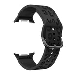 Correia de Relógio de Silicone com Estampa de Leopardo, Para Samsung Galaxy Watch8 / Watch8 Classic