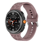 Correia de Relógio de Silicone com Estampa de Leopardo, Para Samsung Galaxy Watch8 / Watch8 Classic