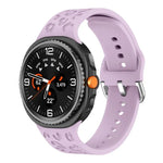 Correia de Relógio de Silicone com Estampa de Leopardo, Para Samsung Galaxy Watch8 / Watch8 Classic