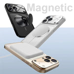 Capa de Telemóvel MagSafe Fosca com Janela Grande para Lente 17, Para iPhone 13 Pro Max, Para iPhone 13 Pro, Para iPhone 13, Para iPhone 12, Para iPhone 12 Pro Max, Para iPhone 12 Pro, Para iPhone 11 Pro Max, Para iPhone 11