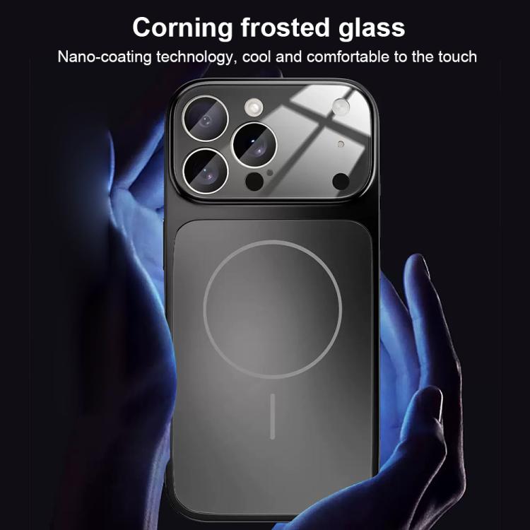 Capa de Telemóvel MagSafe Fosca com Janela Grande para Lente 17, Para iPhone 13 Pro Max, Para iPhone 13 Pro, Para iPhone 13, Para iPhone 12, Para iPhone 12 Pro Max, Para iPhone 12 Pro, Para iPhone 11 Pro Max, Para iPhone 11
