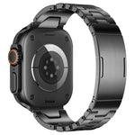 Pulseira de Relógio com Fivela Borboleta de Libertação Rápida Tipo H em Aço Inoxidável, Para Apple Watch 44mm / 45mm / 46mm / 49mm, Para Apple Watch 42mm / 41mm / 40mm / 38mm