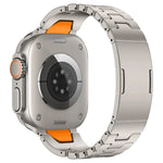 Pulseira de Relógio com Fivela Borboleta de Libertação Rápida Tipo H em Aço Inoxidável, Para Apple Watch 44mm / 45mm / 46mm / 49mm, Para Apple Watch 42mm / 41mm / 40mm / 38mm