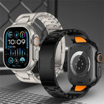 Pulseira de Relógio com Fivela Borboleta de Libertação Rápida Tipo H em Aço Inoxidável, Para Apple Watch 44mm / 45mm / 46mm / 49mm, Para Apple Watch 42mm / 41mm / 40mm / 38mm