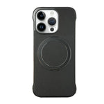 Capa de telemóvel com suporte MagSafe em PC com pele sem moldura, para iPhone 14 Plus, para iPhone 14, para iPhone 14 Pro, para iPhone 14 Pro Max, para iPhone 13 Pro Max, para iPhone 13 Pro