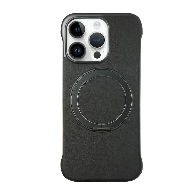 Capa de telemóvel com suporte MagSafe em PC com pele sem moldura, para iPhone 14 Plus, para iPhone 14, para iPhone 14 Pro, para iPhone 14 Pro Max, para iPhone 13 Pro Max, para iPhone 13 Pro