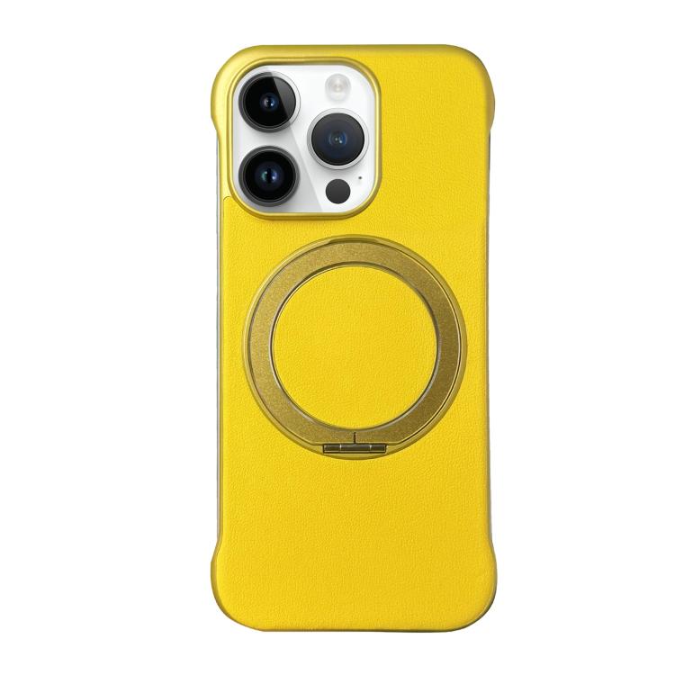 Capa de telemóvel com suporte MagSafe em PC com pele sem moldura, para iPhone 14 Plus, para iPhone 14, para iPhone 14 Pro, para iPhone 14 Pro Max, para iPhone 13 Pro Max, para iPhone 13 Pro